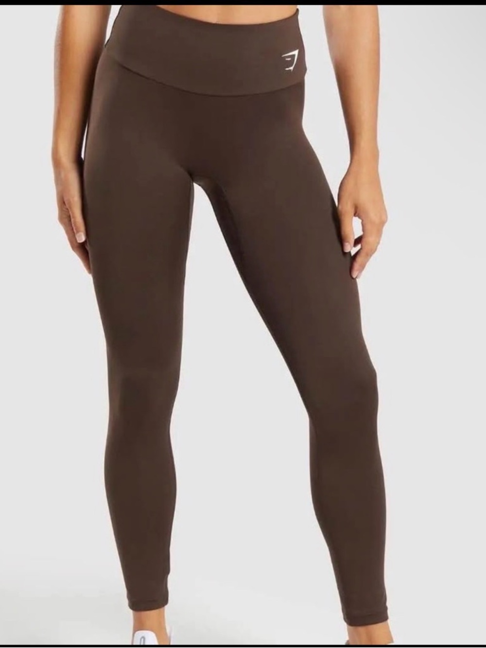 Gymshark Chocolate Brown Training leggings